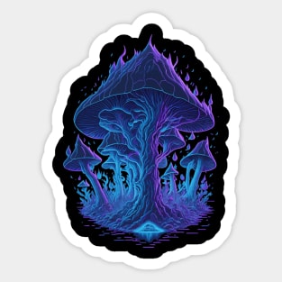 Magic mushrooms Sticker